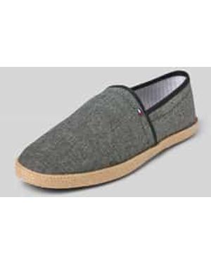 Tommy Hilfiger Espadrilles Van Chambray-linnen - Grijs