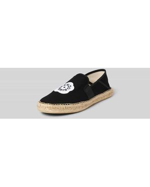 KENZO Espadrilles Mit Label-Detail - Schwarz