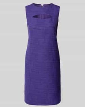 Marc Cain Knielange Jurk Met Cut-out - Paars