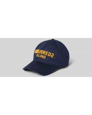 DSquared² Base Cap mit Logo-Stitching - Blau