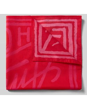 SELECTED Tuch aus reiner Baumwolle Modell 'NICOLINA' - Rot