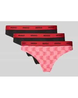 HUGO String Van Katoenmix - Rood