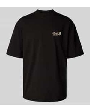 PEGADOR Oversized T-shirt Met Labelprint - Zwart