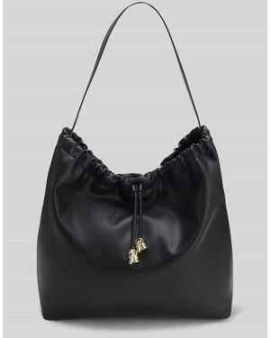 HUGO Handtasche in Lederoptik Modell 'MILLIE' - Schwarz