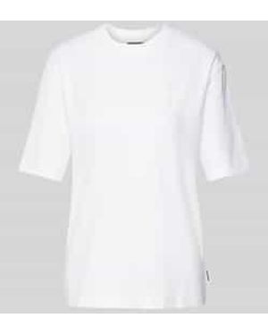 ARMEDANGELS T-shirt Met Labelstitching - Wit