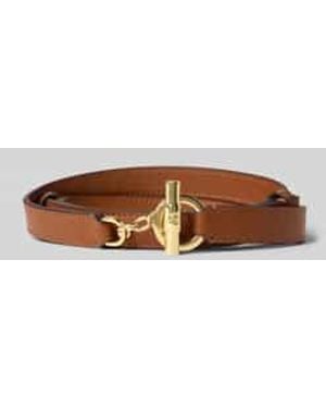 Ralph Lauren Riem Met Labeldetail - Bruin