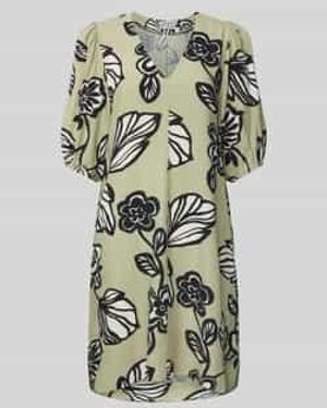 JAKE*S STUDIO WOMAN Knielange Jurk Met V-hals - Meerkleurig