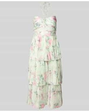 Lipsy Cocktailjurk Met Halter - Wit