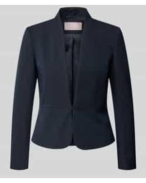 christian berg Slim Fit Blazer Met Haakjessluiting - Blauw