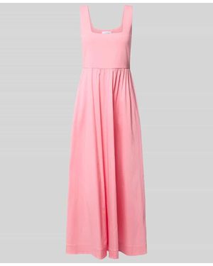 Comma, Midikleid mit Eingrifftaschen - Pink