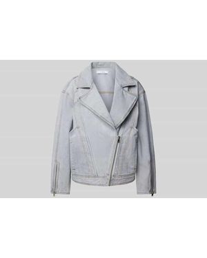IRO Oversized Jeansjacke Mit Eingrifftaschen - Grau