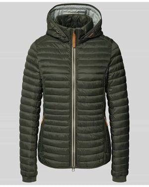 Camel Active Steppjacke mit gefüttertem Stehkragen - Grün