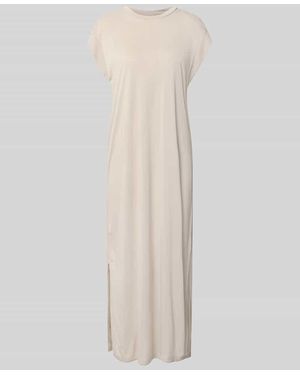 Pieces Gerades Freizeitkleid aus Viskose-Mix Modell 'ANORA' - Weiß