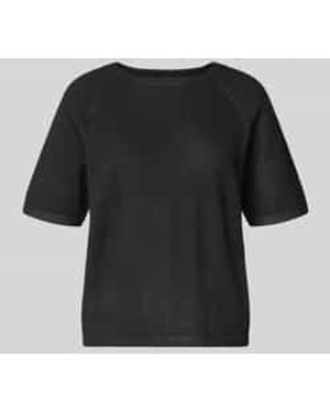 Pieces Regular Fit T-Shirt Met Raglanmouwen, Model 'Bree' - Zwart