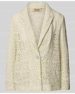 Mos Mosh Blazer mit Ausbrenner-Effekt Modell 'Maliet Phera' - Natur