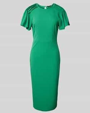 Lipsy Cocktailjurk Met Plooien - Groen