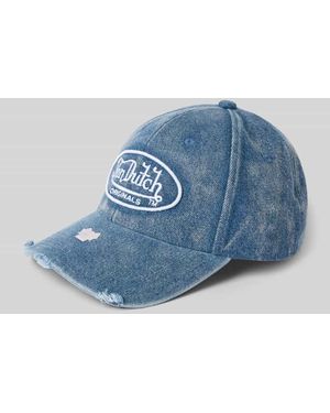 Von Dutch Basecap mit Baumwoll-Anteil Modell 'DAD BASEBALL' - Blau