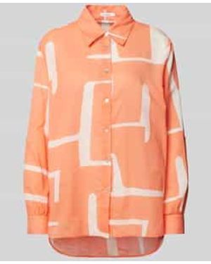Opus Blouses Lange Mouw - Oranje