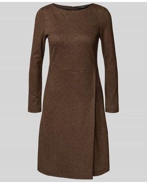 Weekend by Maxmara Tailliertes Jersey-Kleid aus Viskose-Mix Modell 'BALOCCO' - Braun