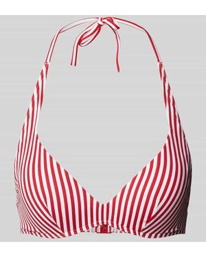 Esprit Bikini-Oberteil Mit Neckholder Modell 'Silvance' - Rot