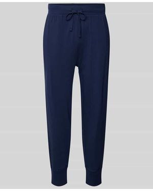 Polo Ralph Lauren Pyjama-Hose mit elastischem Bund und Tunnelzug - Blau