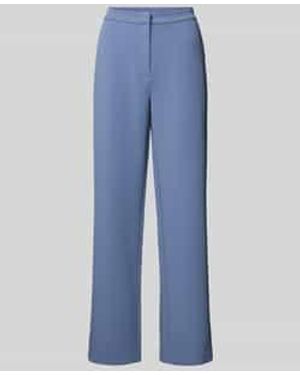 Guido Maria Kretschmer Stoffen Broek Met Viscose Model 'Daphne' - Blauw