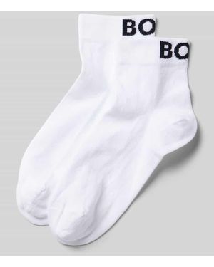 BOSS Socken Mit Label-Stitching Im 2Er-Pack - Weiß