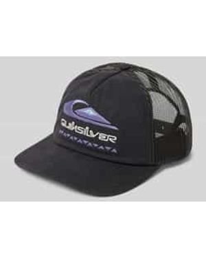 Quiksilver Trucker-Pet Met Labelstitching, Model 'Oasis' - Zwart