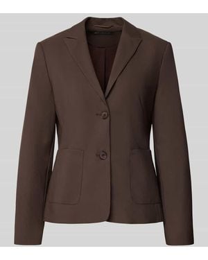 Betty Barclay Regular Fit Kurzblazer mit aufgesetzten Taschen - Braun