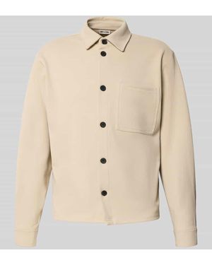 Only & Sons Relaxed Fit Freizeithemd mit Viskose-Anteil Modell 'NEW KODYL' - Natur