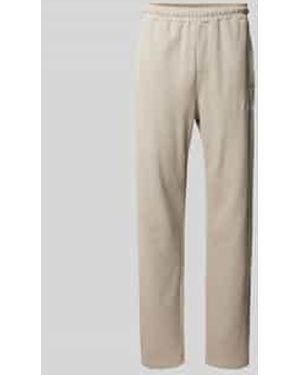 PEGADOR Sweatbroek Met Elastische Band - Naturel
