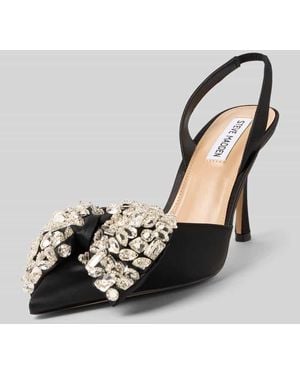 Steve Madden Pumps mit Ziersteinbesatz und Pfennigabsatz - Schwarz