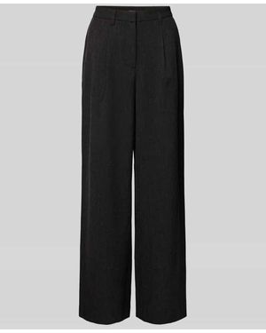 Vero Moda Wide Leg Hose mit Gürtelschlaufen Modell 'BESTIE' - Schwarz