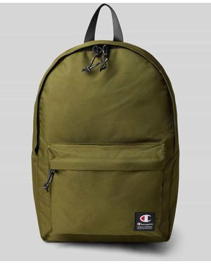 Champion Rucksack mit Label-Patch - Grün