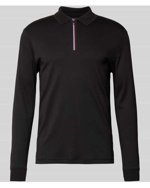 Tommy Hilfiger Regular Fit Poloshirt aus reiner Baumwolle - Schwarz