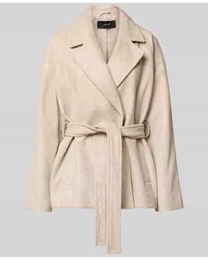 Vero Moda Relaxed Fit Jacke mit Reverskragen Modell 'VMFORTUNEAYA' - Natur