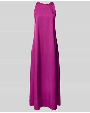Marc O' Polo Fließendes Maxikleid aus NaiaTM-Twill - Pink