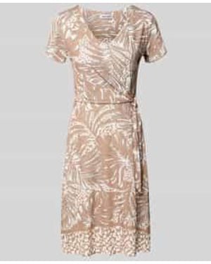 MORE&MORE Knelange Jurk - Naturel