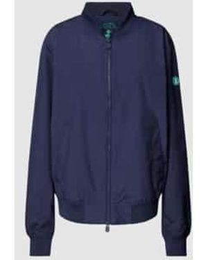 Save The Duck Bomberjack Met Steekzakken - Blauw