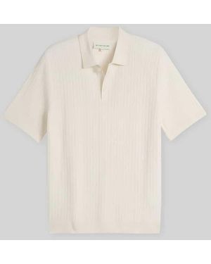 Tom Tailor Regular Fit Poloshirt aus reiner Baumwolle - Natur