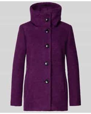 Milo Coats Regular Fit Jack Met Wol Model 'Jesse' - Paars