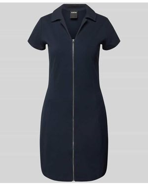 G-Star Minikleid mit durchgehendem Reißverschluss - Blau