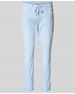 Tom Tailor Tapered Fit Chino aus Baumwoll-Mix - Blau