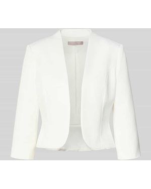 Christian Berg Cocktail Bolero mit 3/4-Ärmel - Weiß