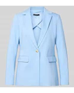 Comma, Blazer Met Reverskraag - Blauw