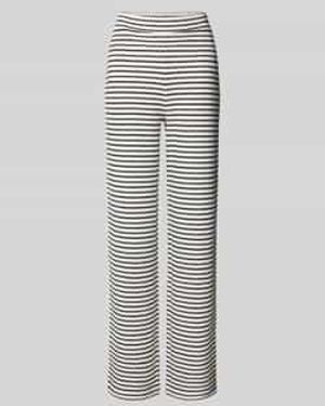 S.oliver Relaxed Fit Stoffen Broek Met Katoen - Wit