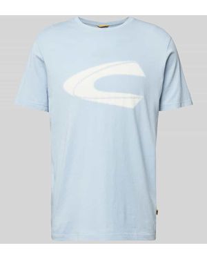 Camel Active T-Shirt mit Label-Detail - Blau