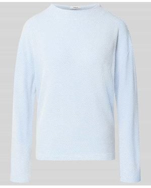 Opus Relaxed Fit Sweatshirt mit Stehkragen Modell 'Serata' - Blau
