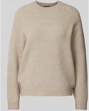 DRYKORN Strickpullover Mit Gerippten Abschlüssen Modell 'Pemiri' - Natur