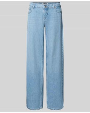 ONLY Loose Fit Jeans aus reiner Baumwolle Modell 'BRENDA' - Blau